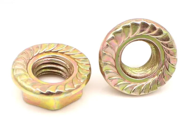 Bagaimana cara memilih Mur Pengunci Flange Hex Bergerigi Berlapis Seng yang memenuhi syarat dengan kinerja anti-longgar yang stabil?