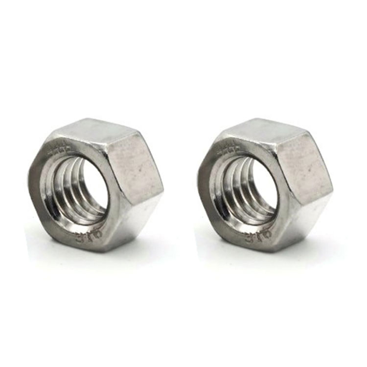 A563 M6 M24 Produsen Stainless Steel 304 Hex Nut DIN934 Baut Dan Mur Cina