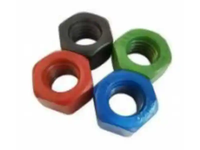 Mur Hex Dilapisi PTFE Tahan Korosi Mur Pengikat Pelumasan Tinggi