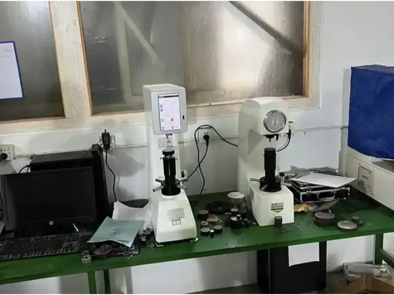 Fastener hardness testing lab equipment for DIN94 split pin quality inspection