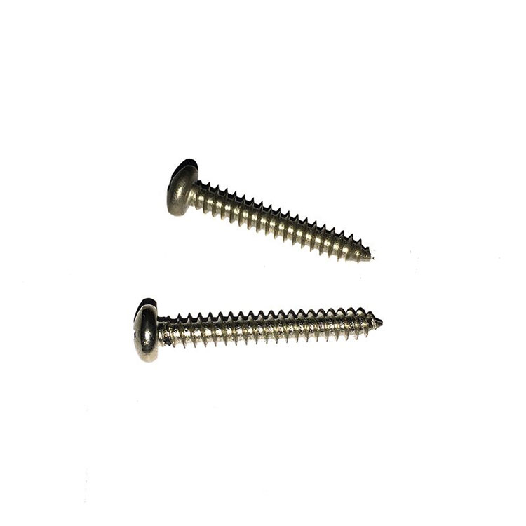 Stainless Steel A2-70 Cross Recessed Pan Head Self Tapping Screw DIN7981 Untuk Pelat Logam